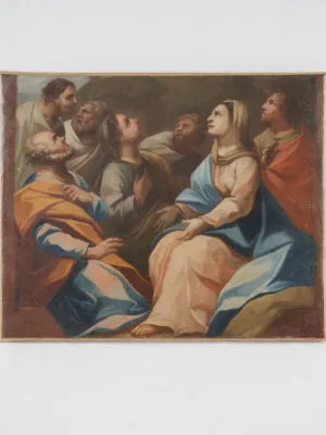 18th-century religious painting from Italy 19¾" x 24½"