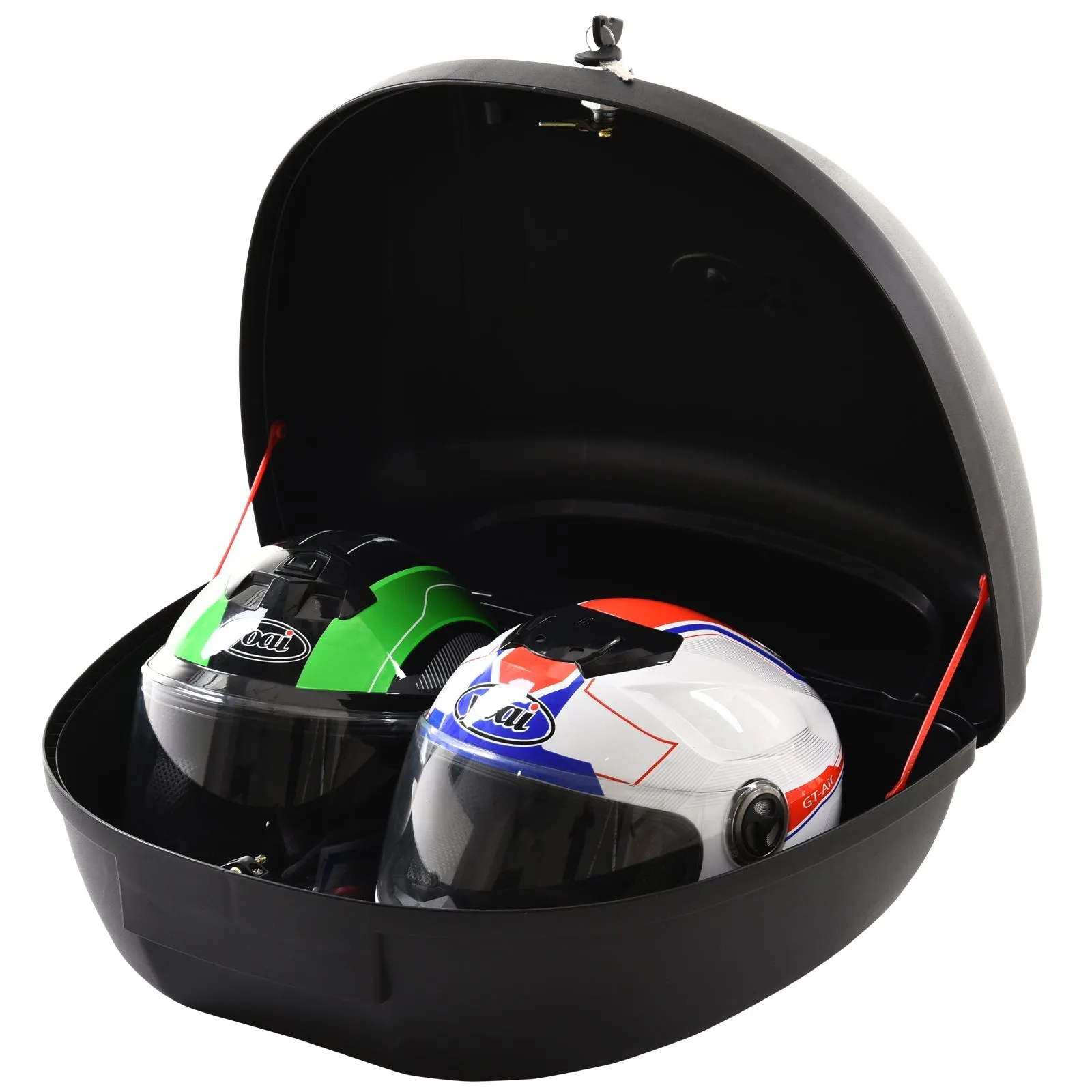 48L Motorcycke Trunk Travel Luggage Storage Box, Can Store Helmet