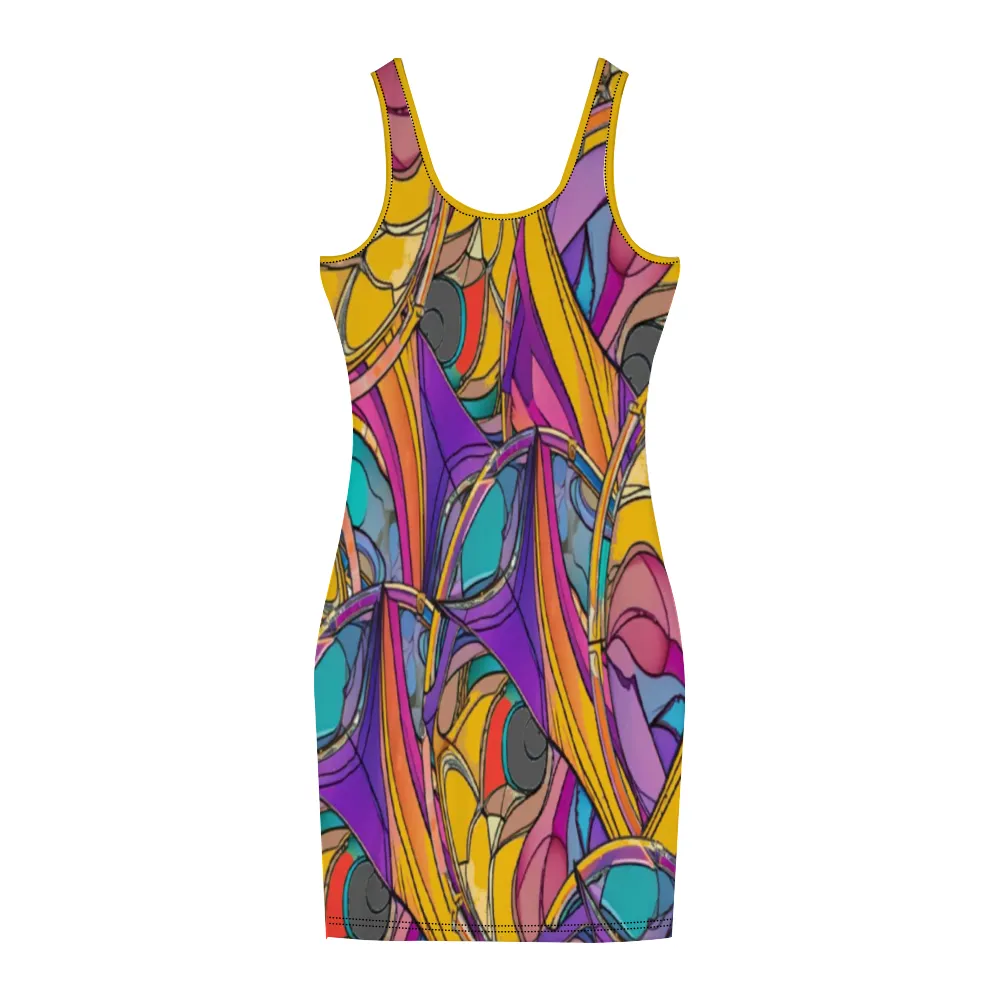 Abstract Urbania Women's Tank Dress - Stylish Sleeveless Dress