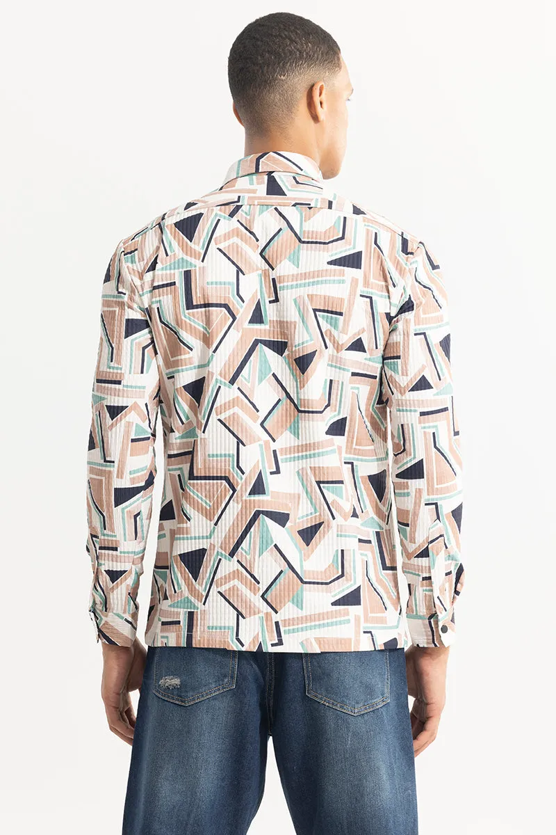 Abstractix Peach Overshirt