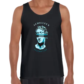 Achilleus Greek mythology Trojan War Hero Abstract Art Unisex Tank Top