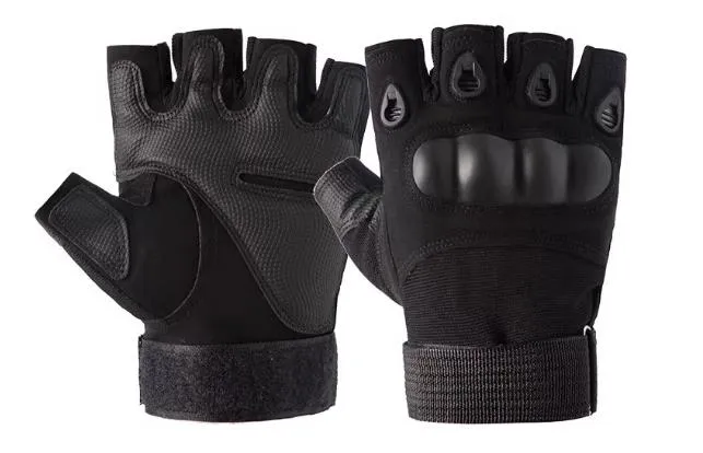 Airsoft Tactical Military Cycling Outdoor Combat Gloves Fingerless Size M-XL 3 Colours ATG001