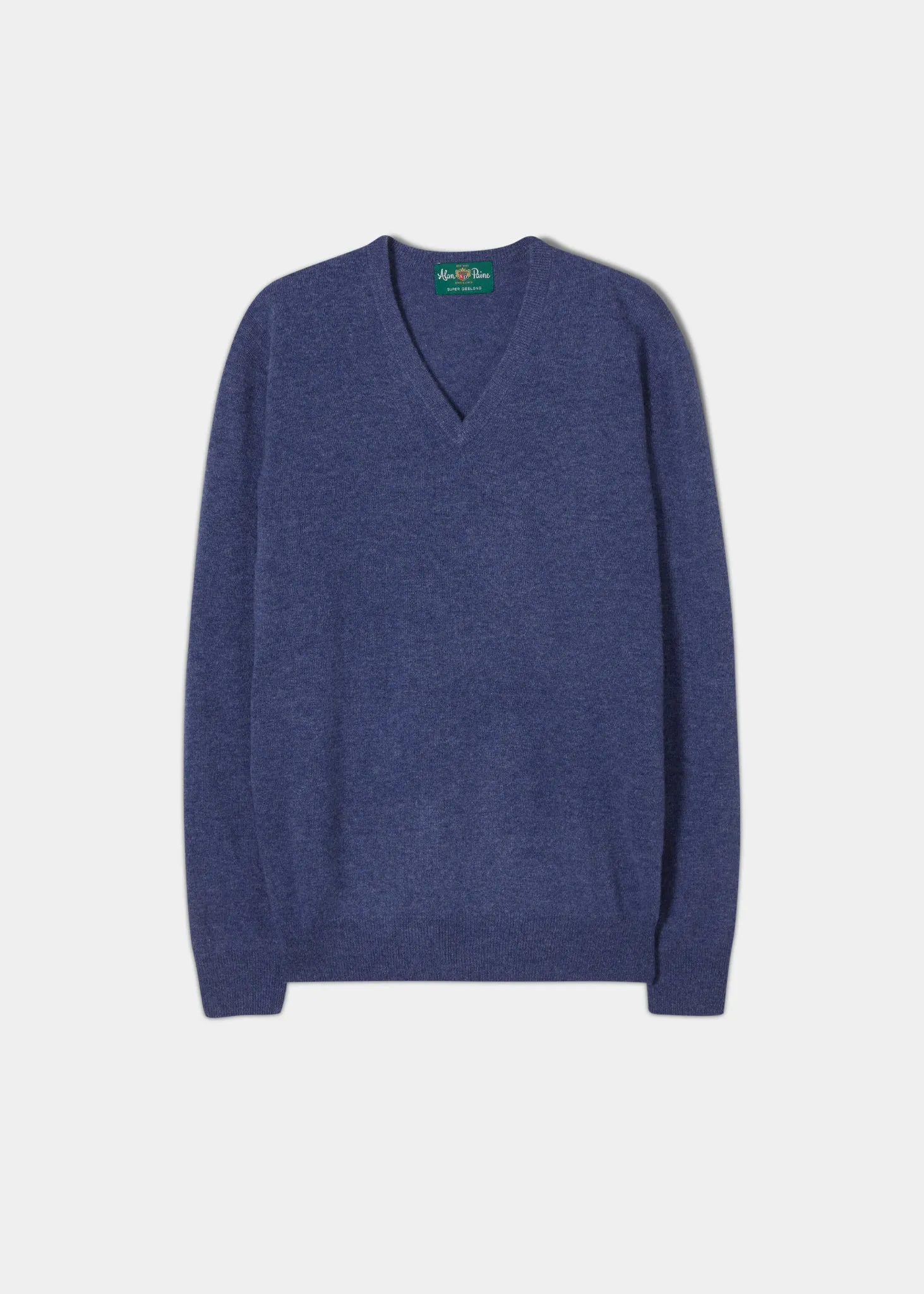 Albury Geelong Wool Jumper in Ullswater - Regular Fit