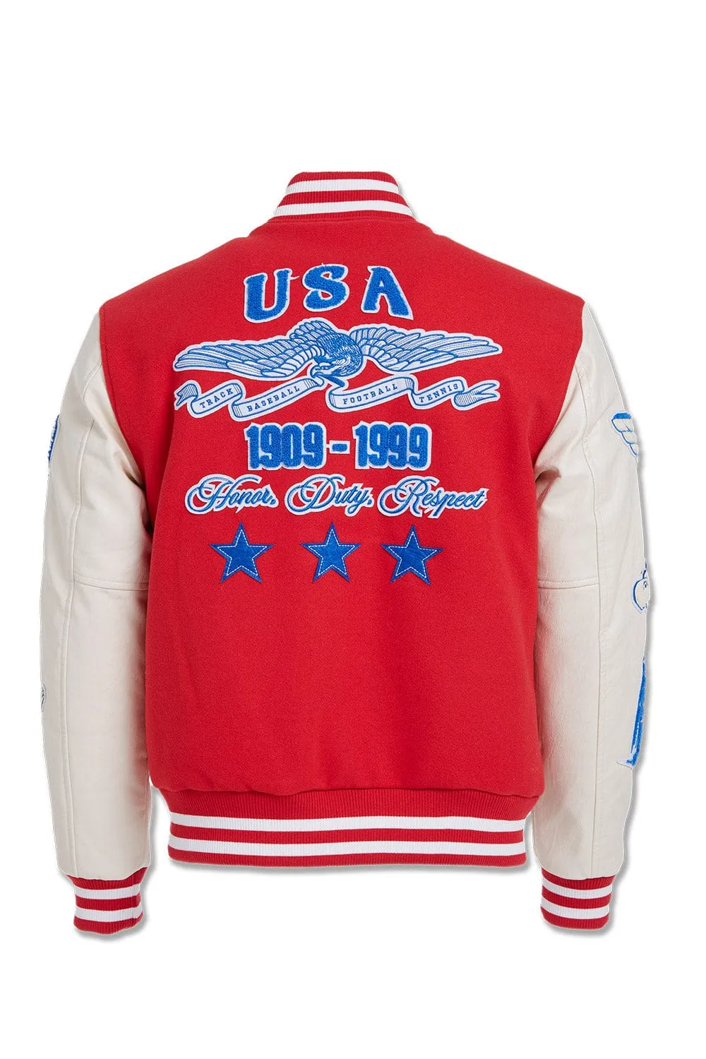 All American Varsity Jacket (Red)