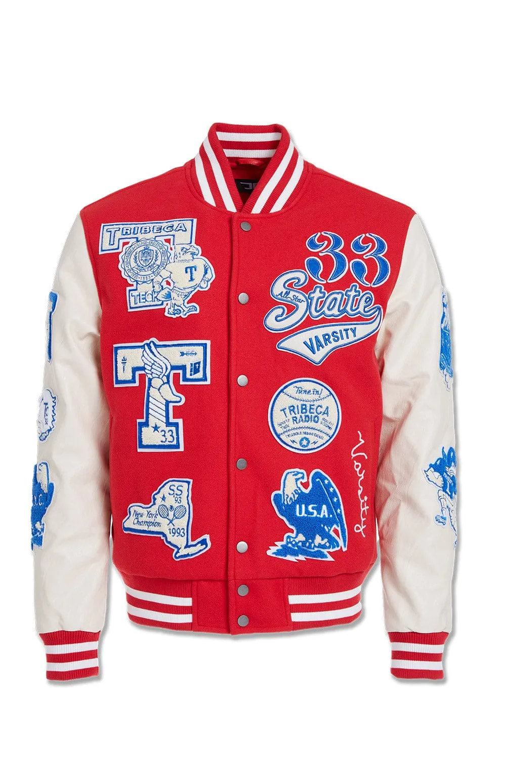 All American Varsity Jacket (Red)