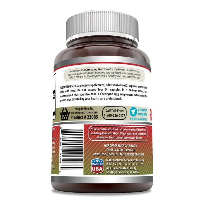 Amazing Formulas Red Yeast Rice | 1200 Mg Per Serving | 120 Capsules