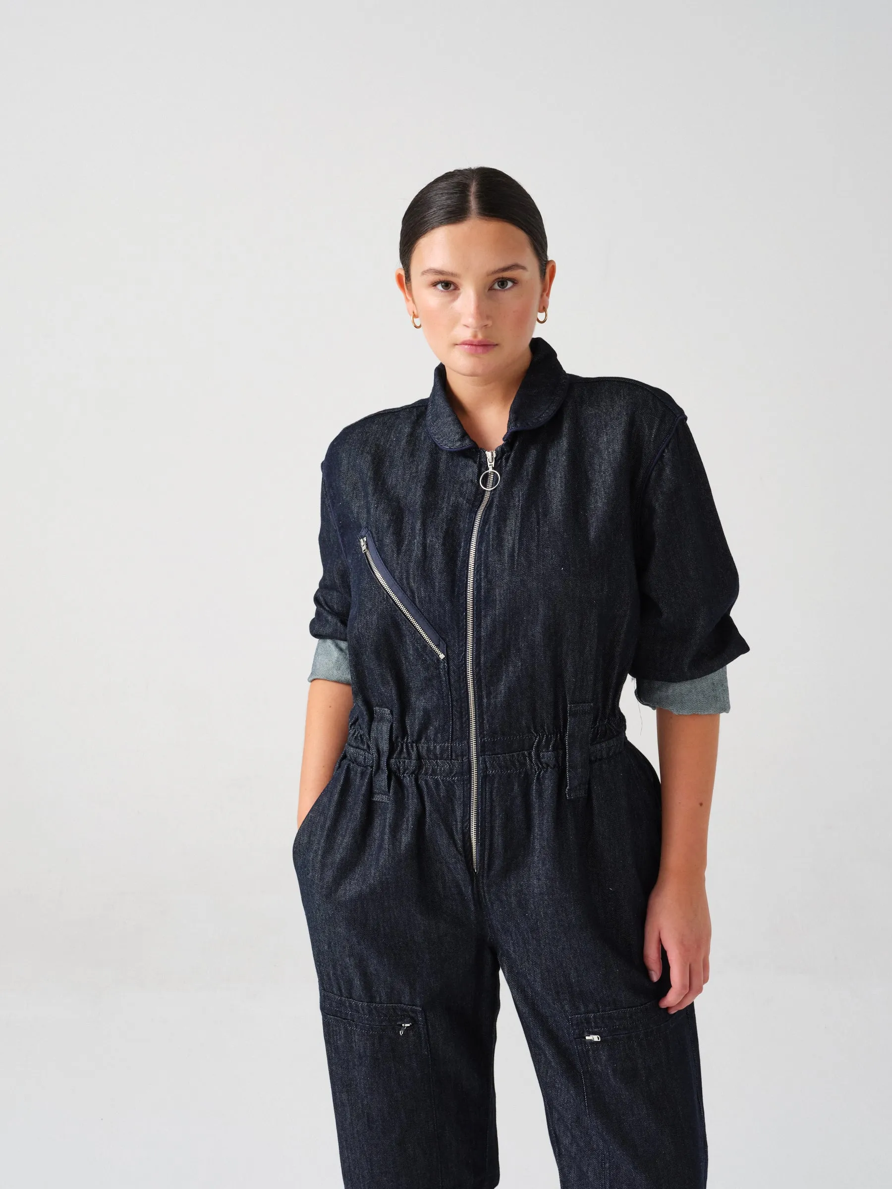 Amelia All in One in Indigo Rinse