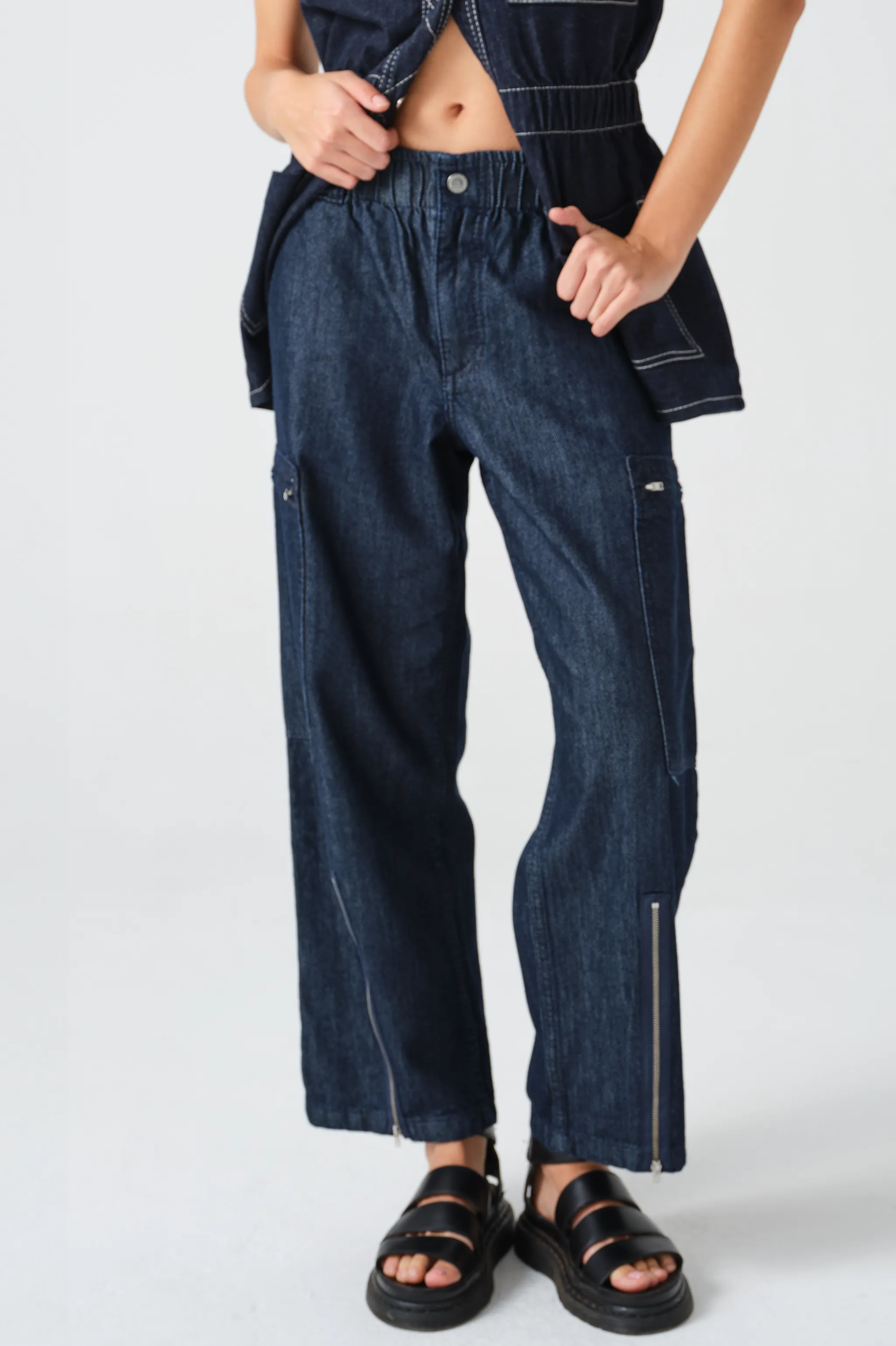 Amelia Pant in Indigo Rinse