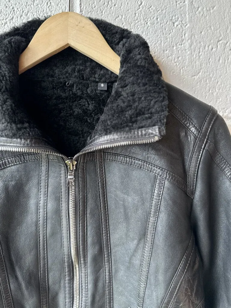 Andrew Marc lamb leather jacket