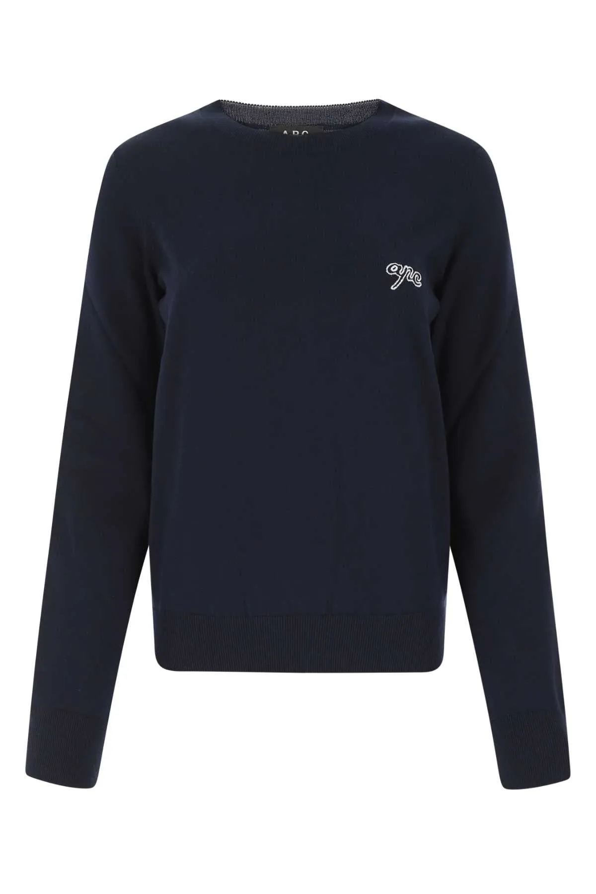 A.P.C. Bea Logo Embroidered Crewneck Jumper