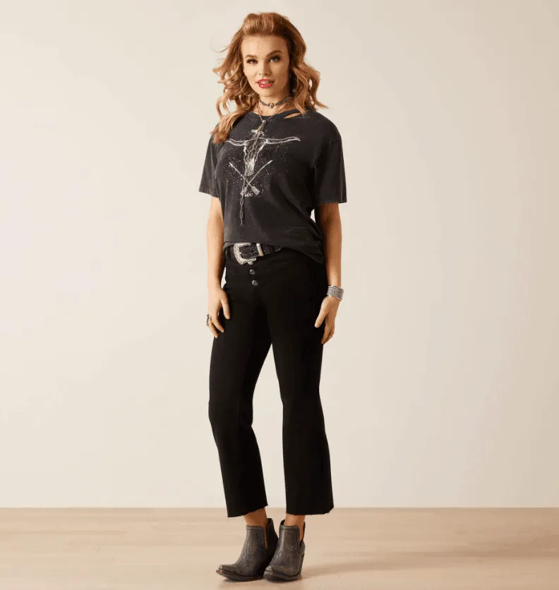 Ariat Women's Charcoal Rock 'n' Rodeo Tee 10047302