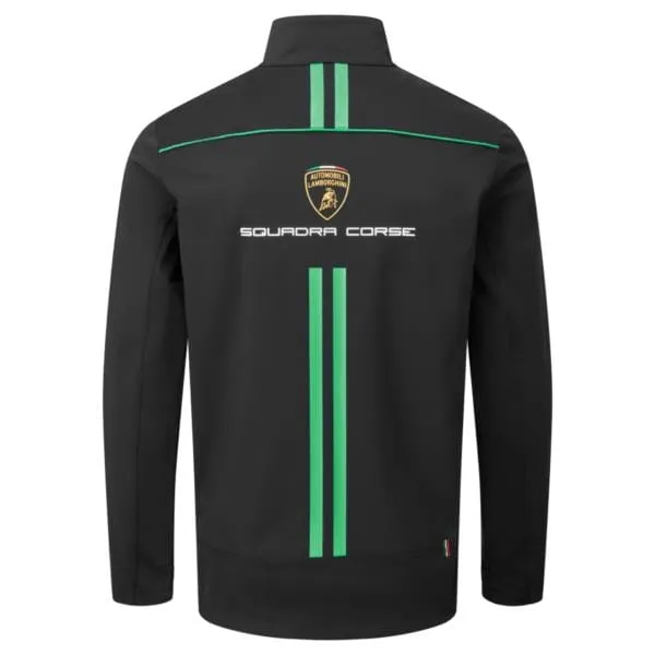 Automobili Lamborghini Squadra Corse Team Softshell Jacket- Black