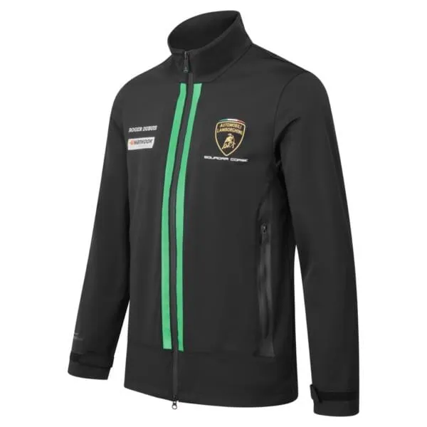 Automobili Lamborghini Squadra Corse Team Softshell Jacket- Black