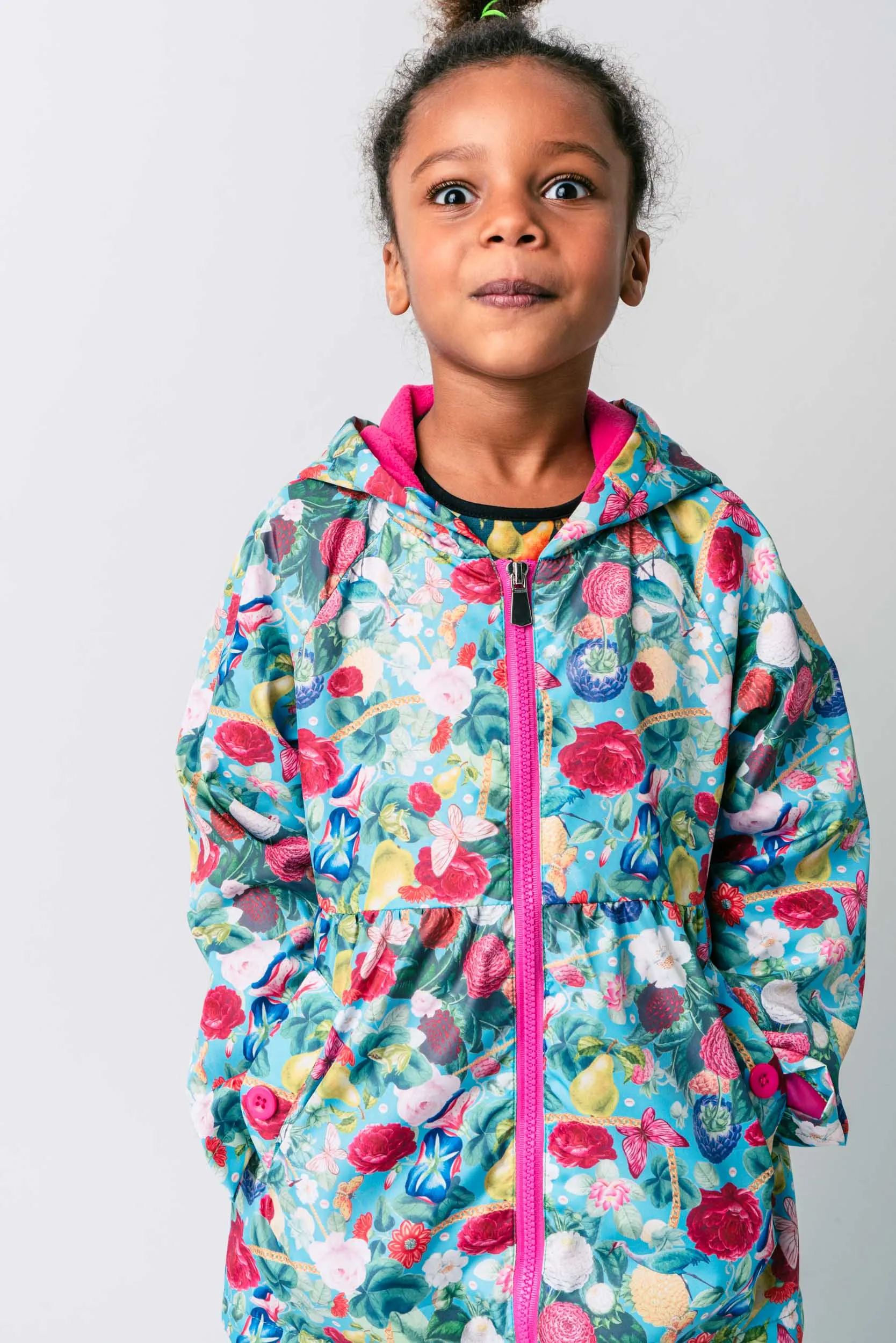 AW21 Rosalita Girls Weiser Flower Print Raincoat