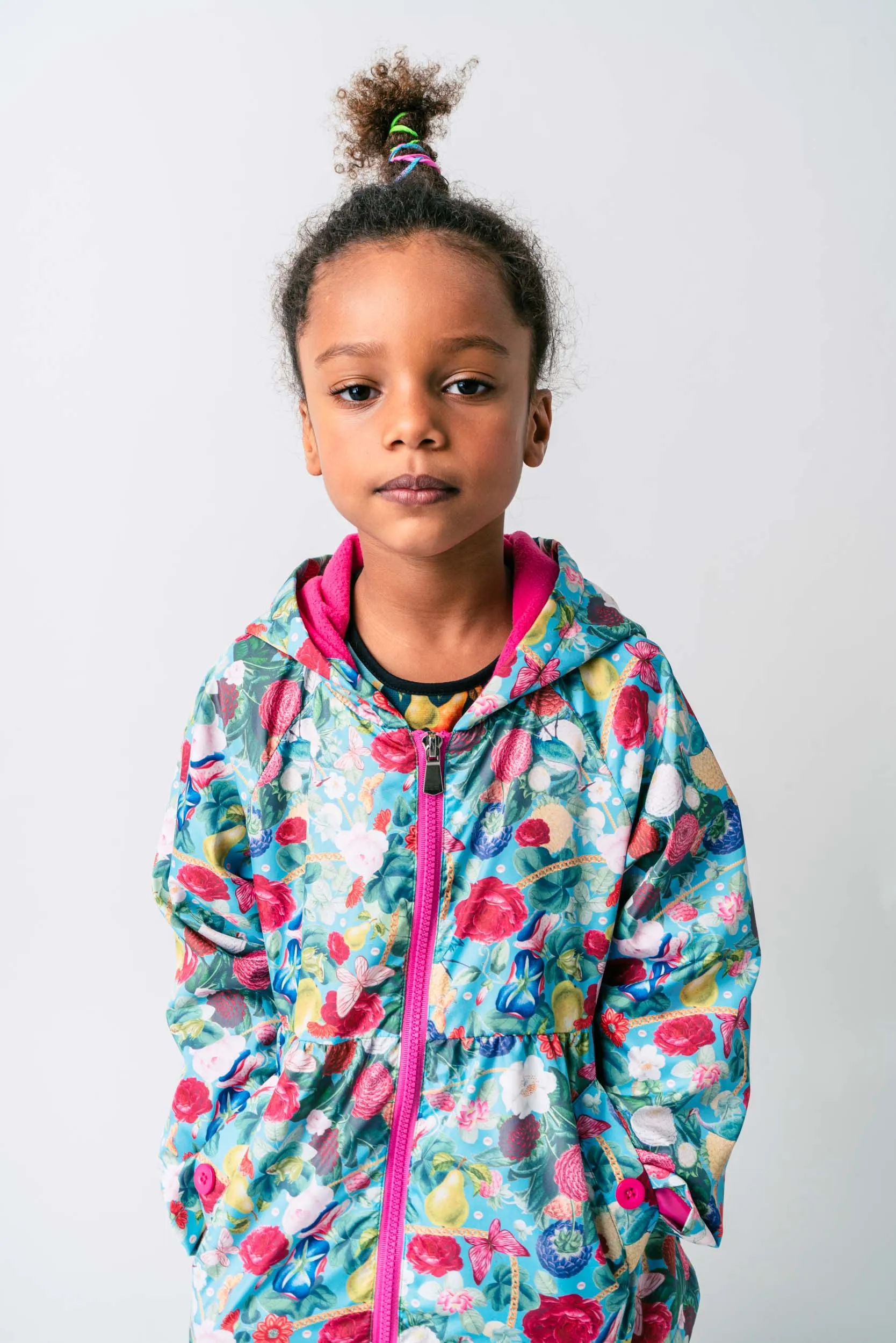 AW21 Rosalita Girls Weiser Flower Print Raincoat