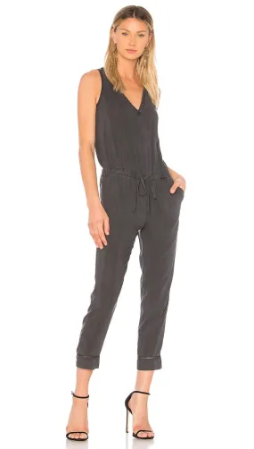 Bella Dahl Cross Back Jumpsuit Smoke