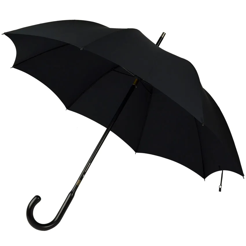 Black Maple Solid Wood Stick Fox Umbrella