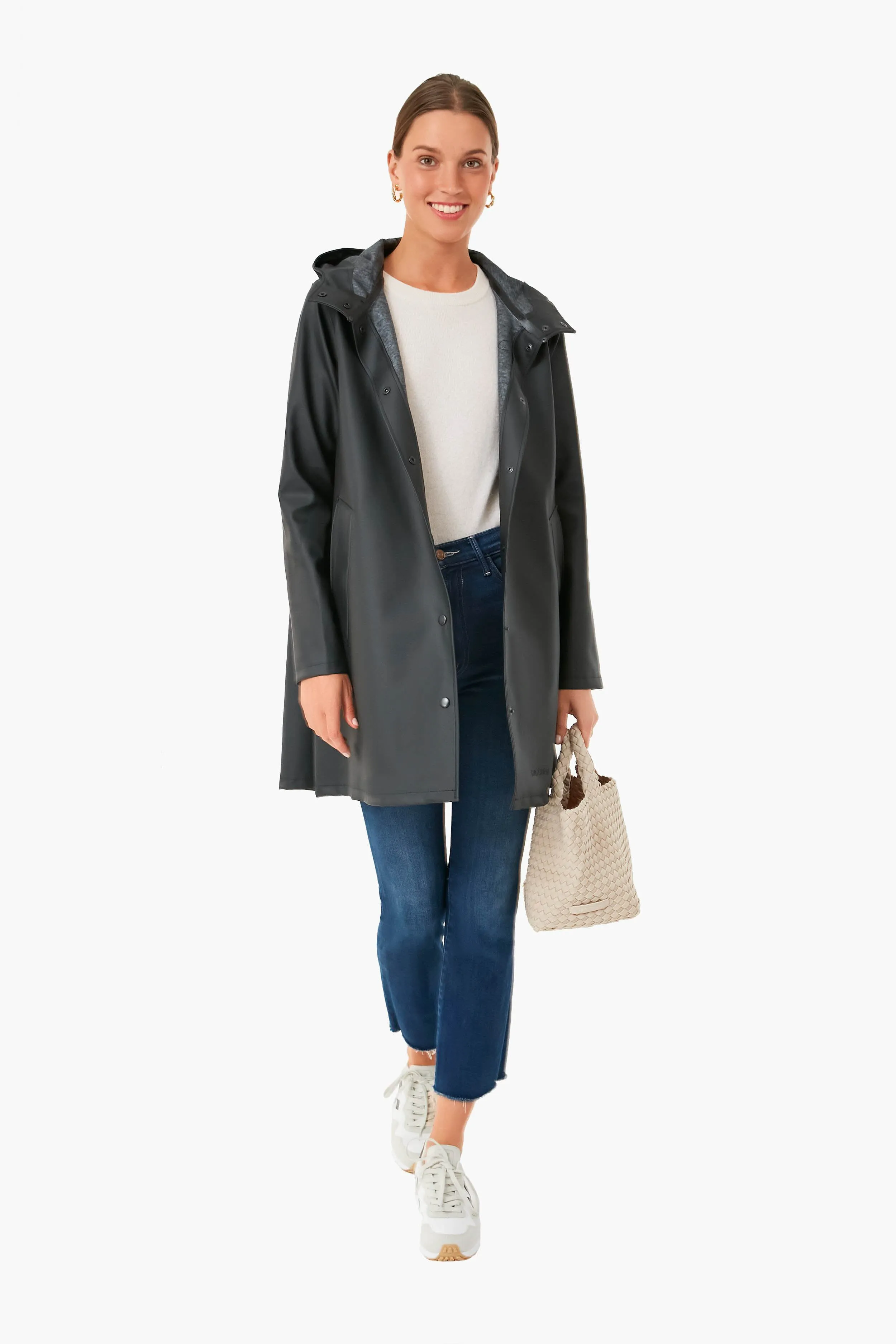 Black Mosebacke Raincoat