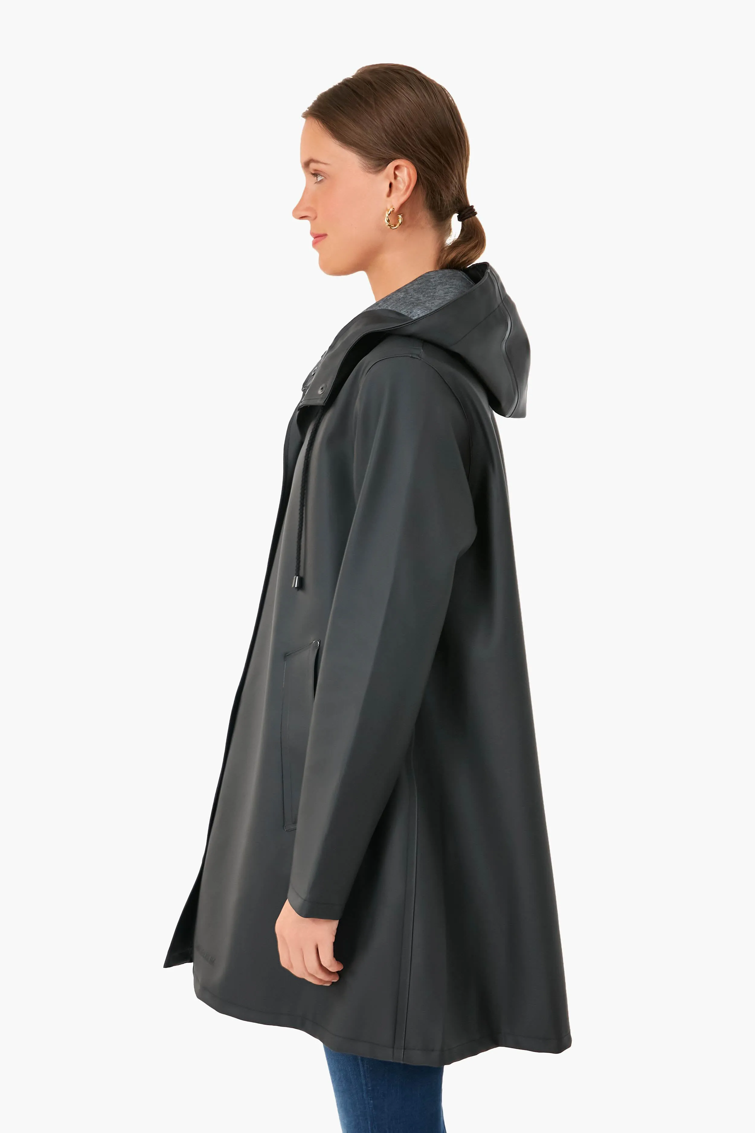 Black Mosebacke Raincoat