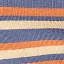 Blue & Orange Striped Sweater Vest