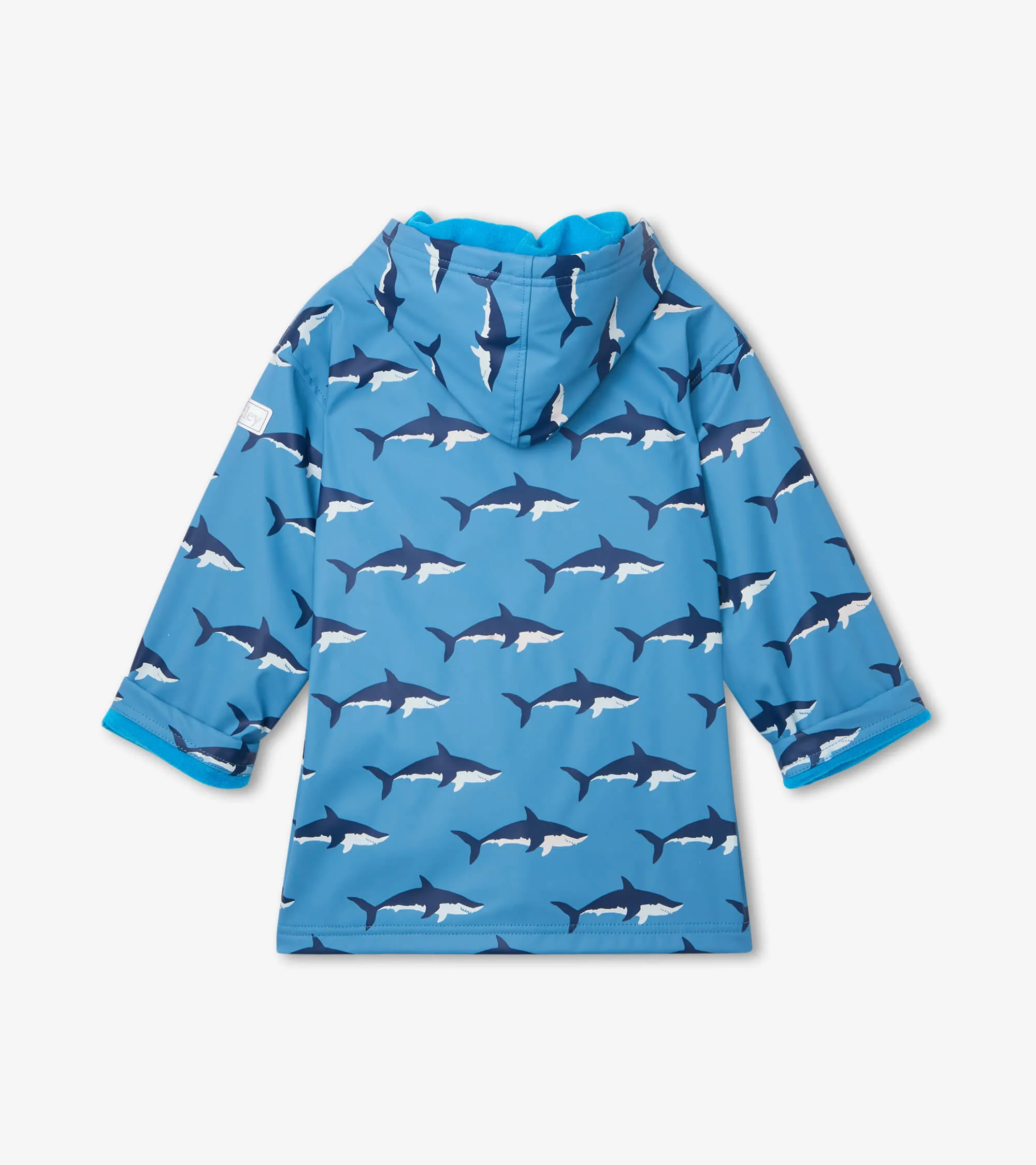 Boys Shark Color Change Raincoat