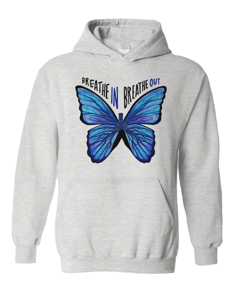 Breathe In, Breathe Out (Butterfly) - Hoodie