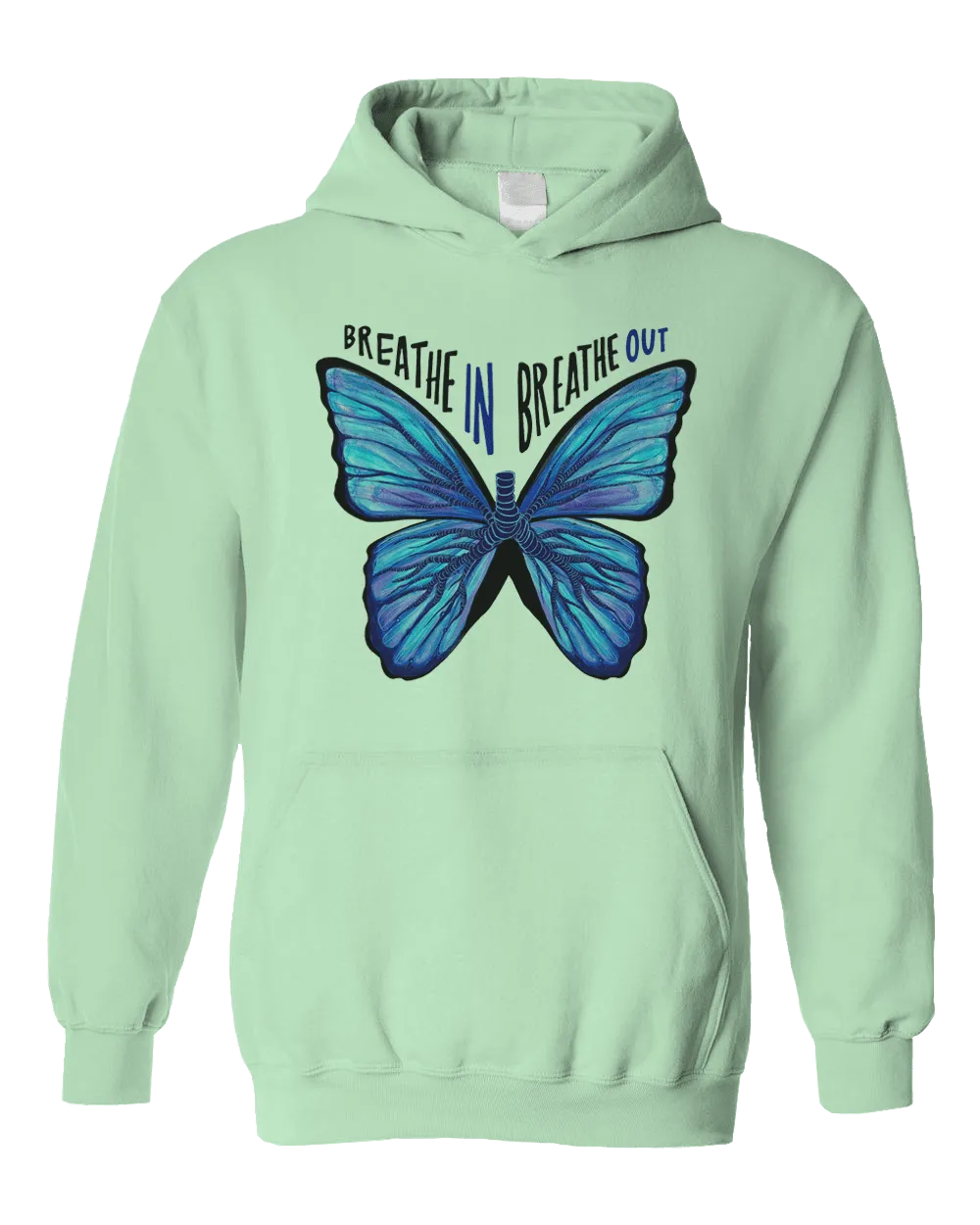 Breathe In, Breathe Out (Butterfly) - Hoodie