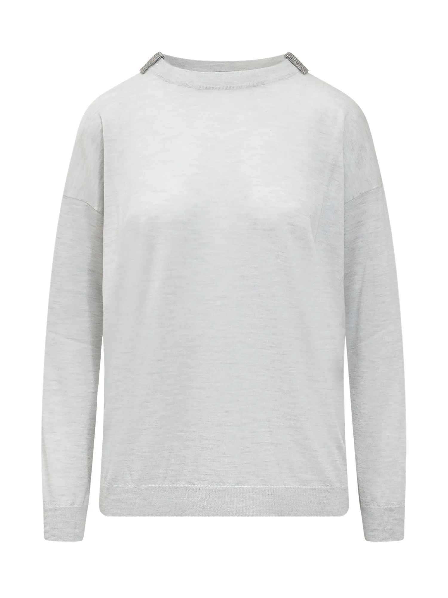 Brunello Cucinelli Ribbed Crewneck Knit Jumper