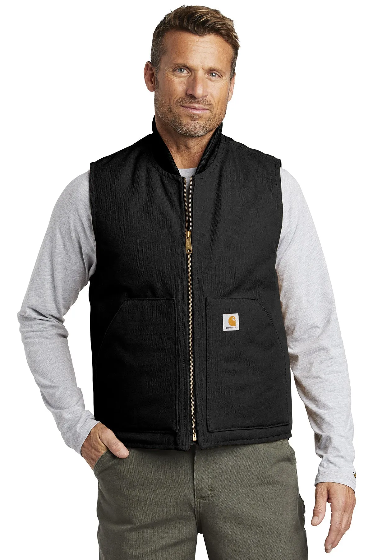 Carhartt Duck Customized Vests, Black