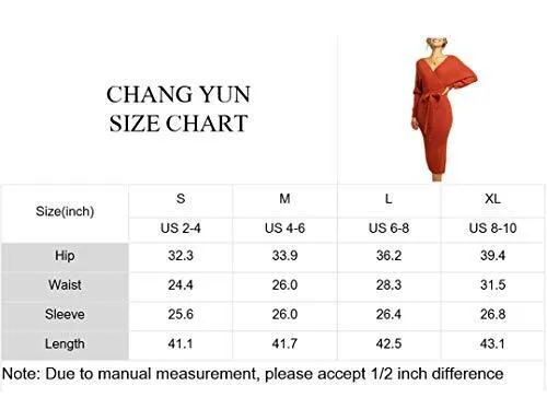 Chang Yun Women's Long Maxi Sweater Dresses