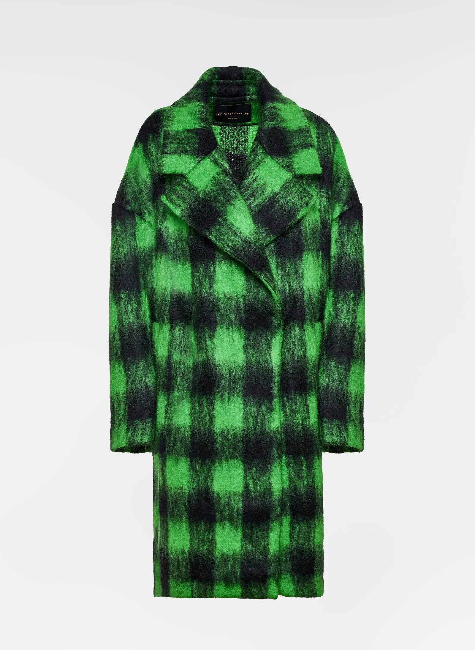 Checked Maxi Coat