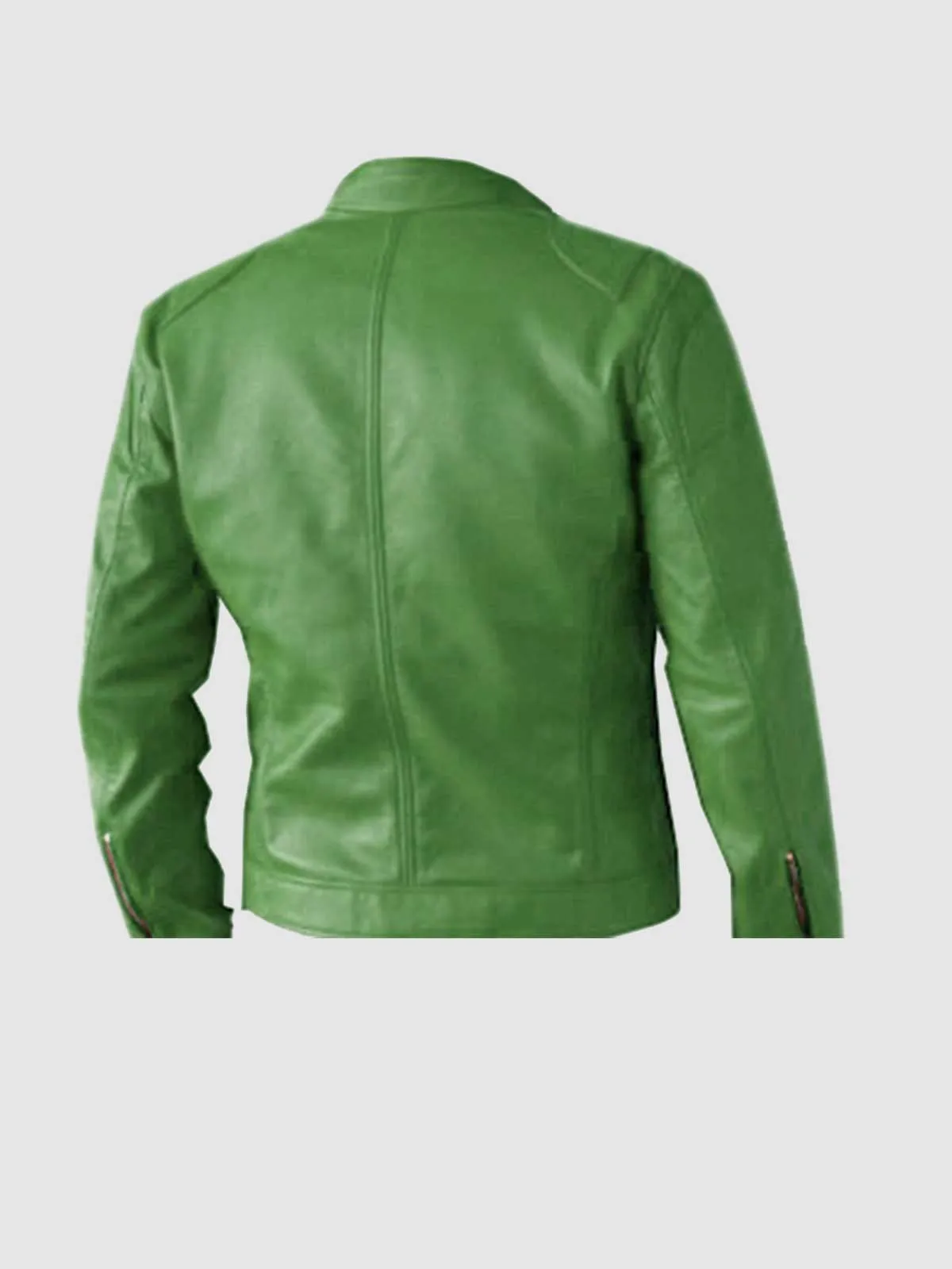 Classic Green Leather Jacket