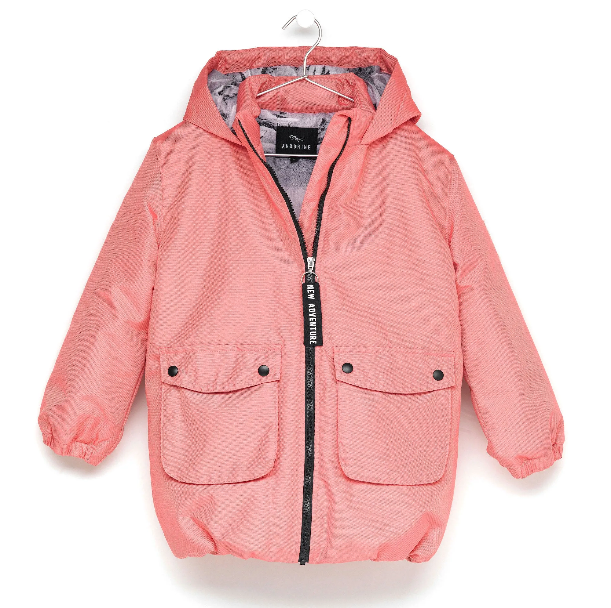 CORAL HOODED JACKET