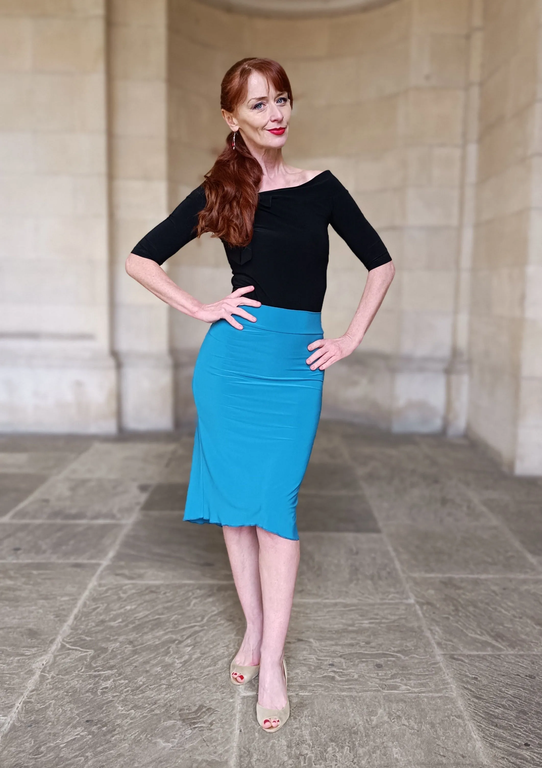 CORINA Tango fishtail skirt