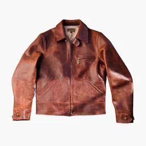 COWHIDE LEATHER JACKET KOEW