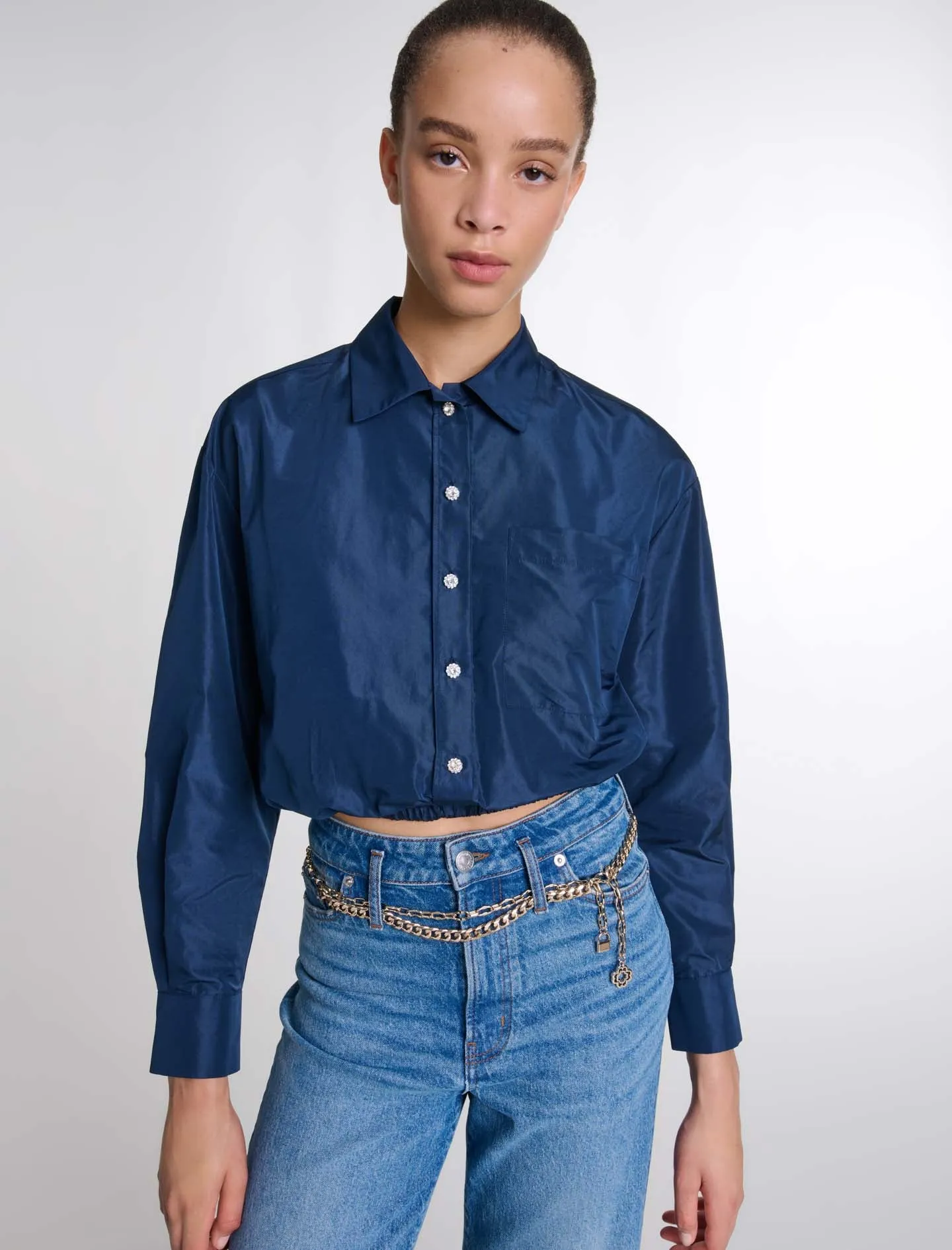 Cropped shirt