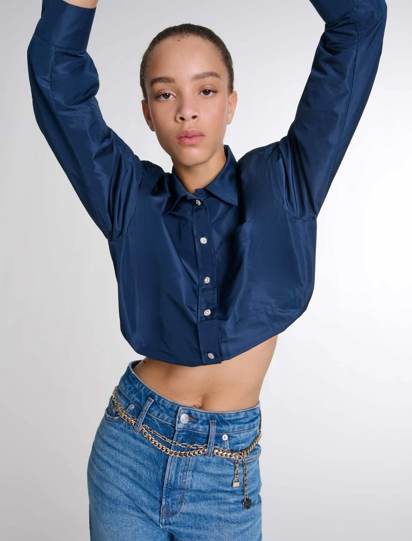 Cropped shirt