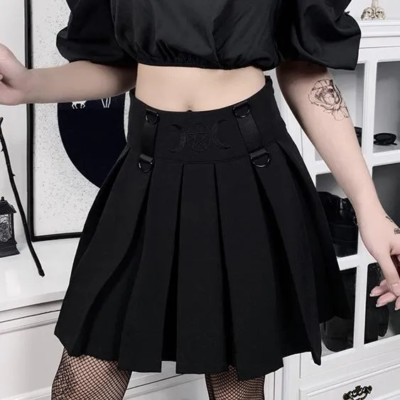 Dark Moon Pentagram Skirt SD00419