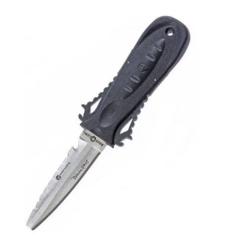 Deep See Squeeze Stainless Steel Lock Dive Knife - Blunt Tip