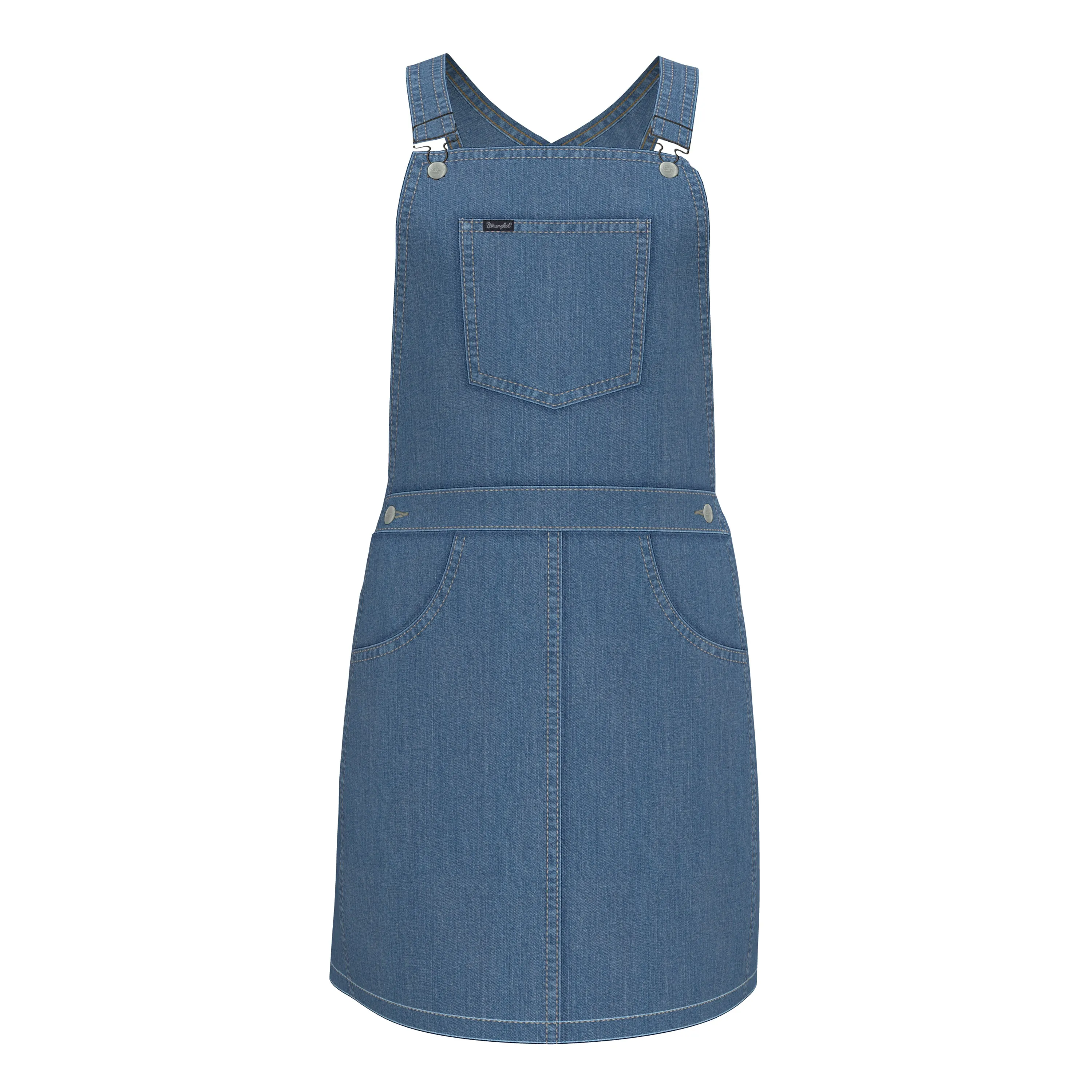 Denim Overall Dress