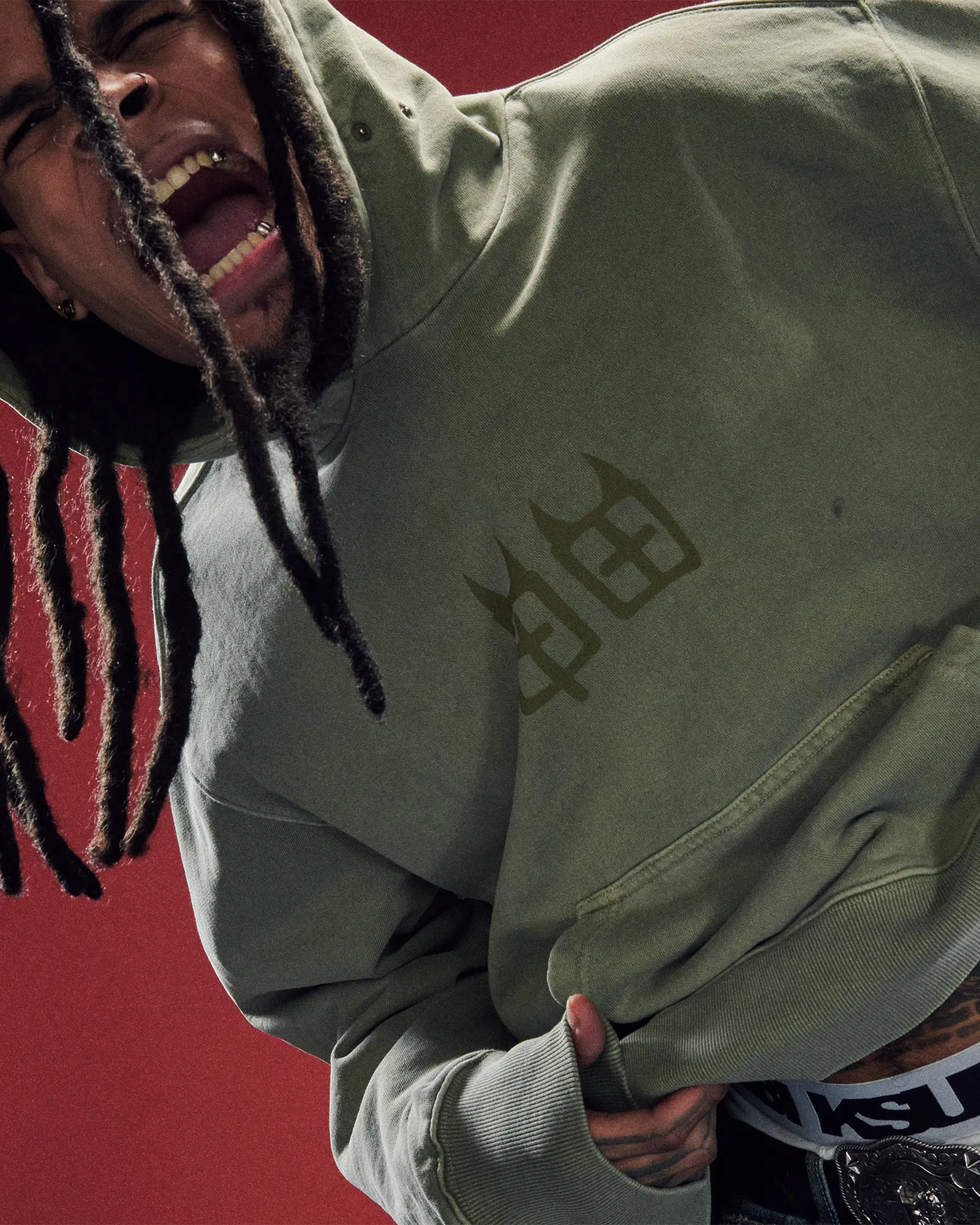 DEVIL TRIP HOODIE KHAKI