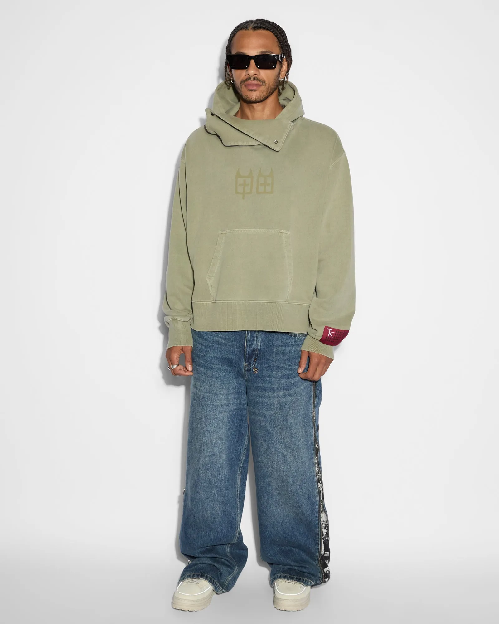 DEVIL TRIP HOODIE KHAKI