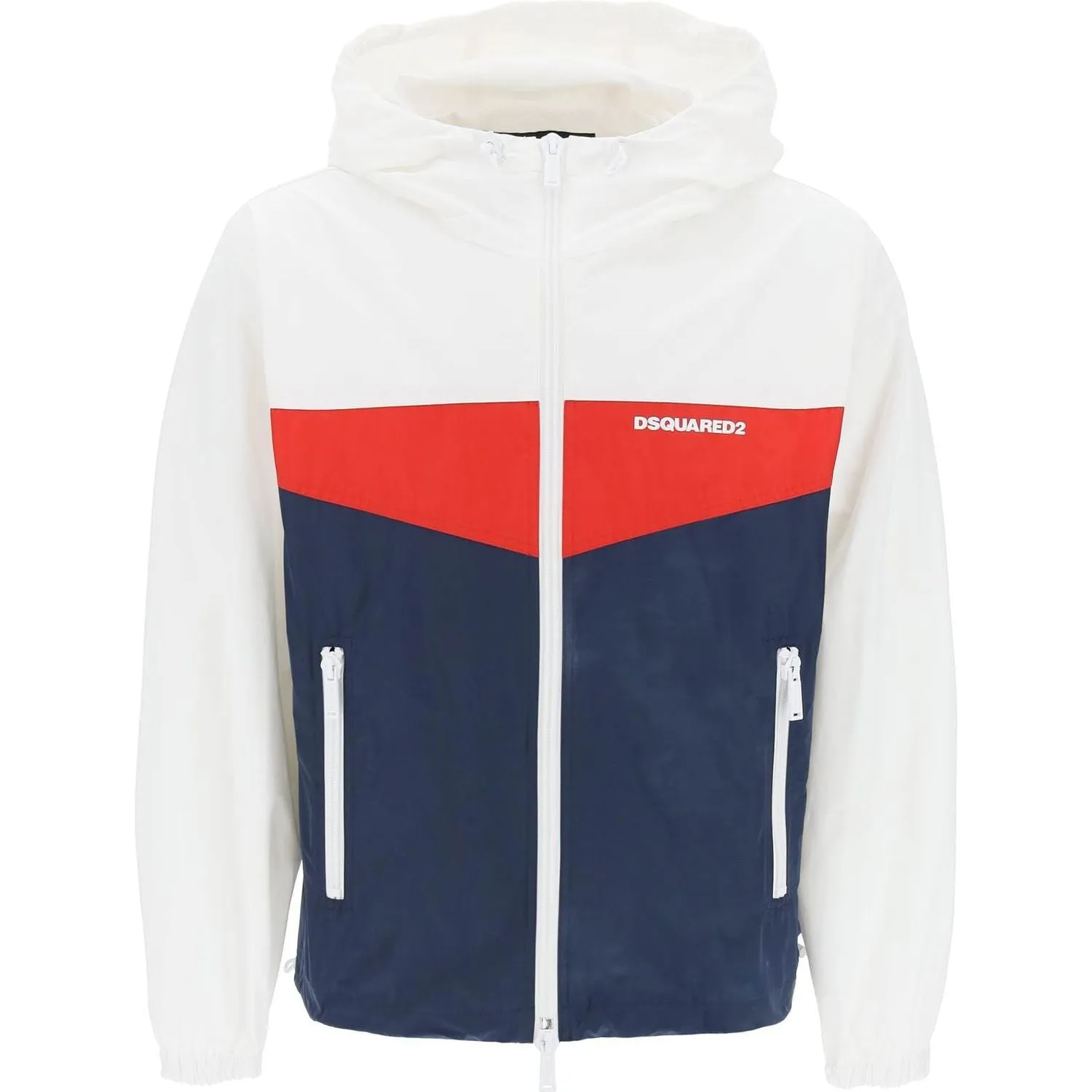 Dsquared2 color block windbreaker jacket