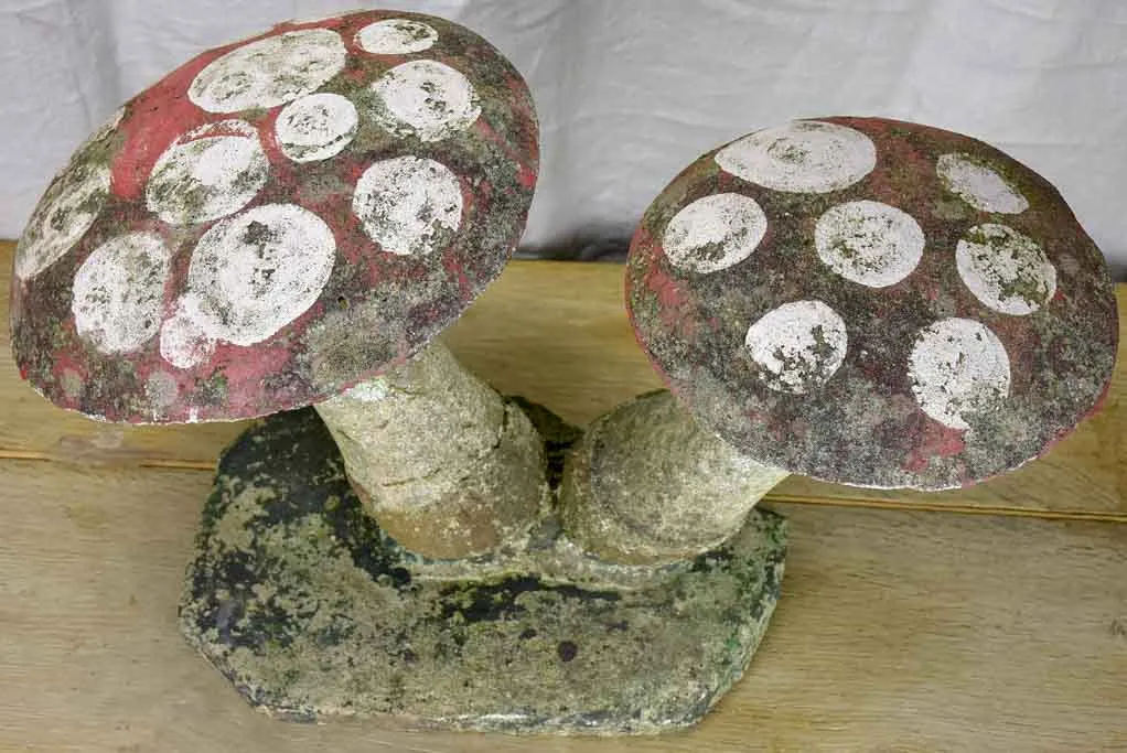 Early 20th Century garden toadstools