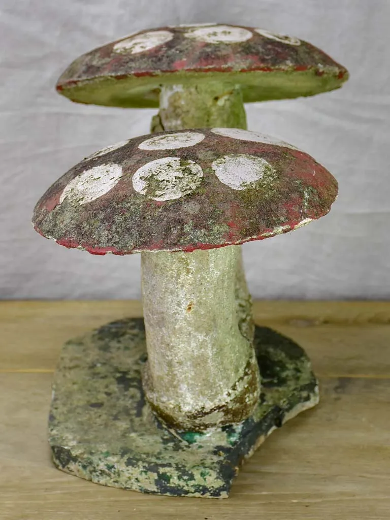 Early 20th Century garden toadstools