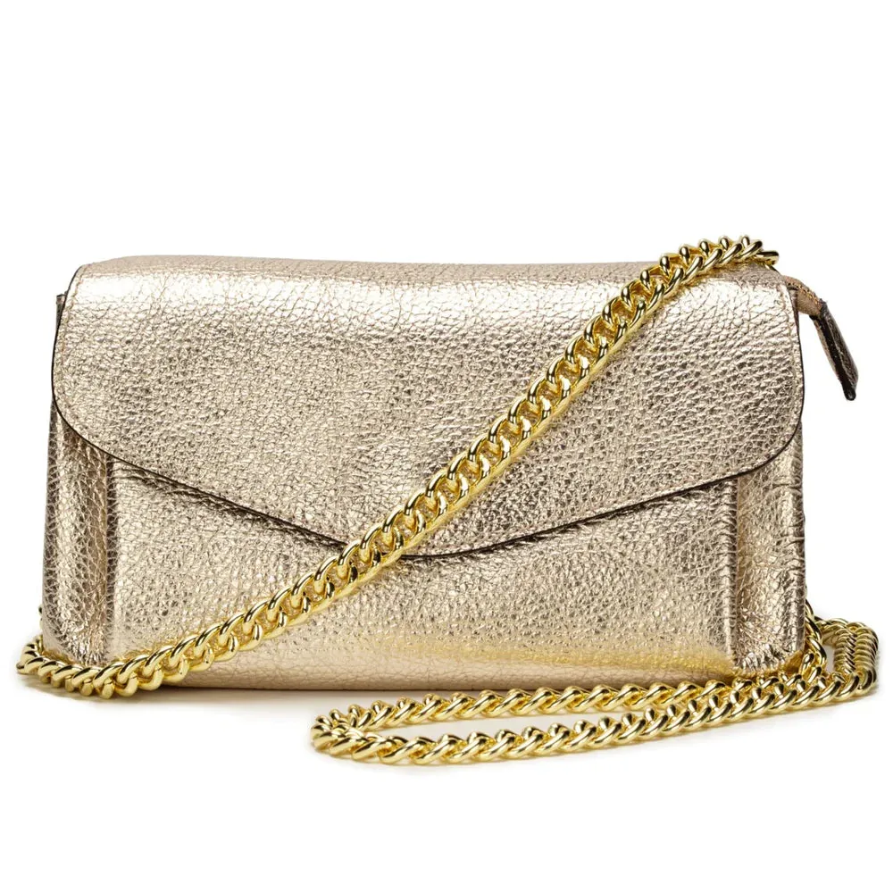 Elie Beaumont Envelope Bag in Gold