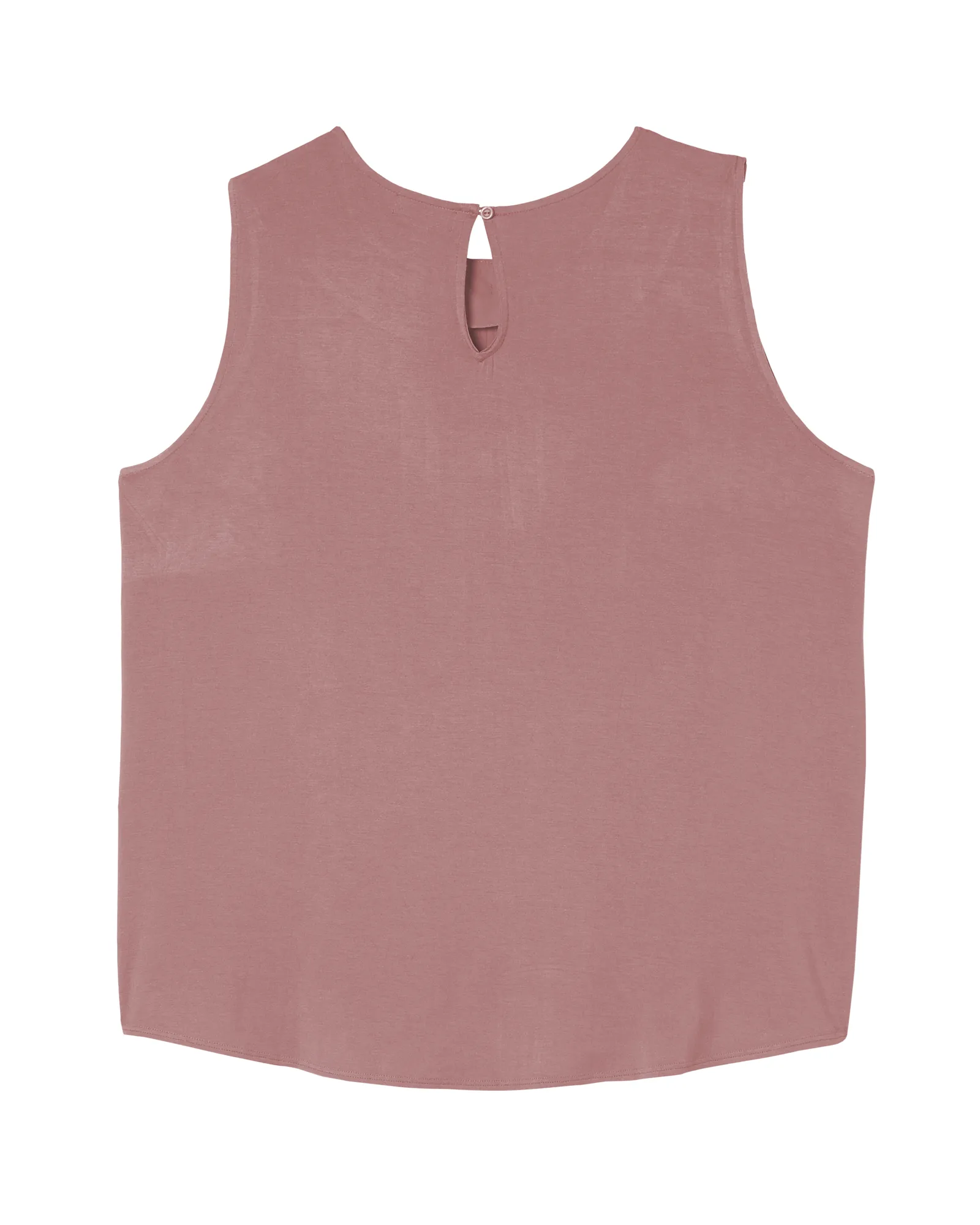 Esmeralda Sleeveless Front Pleat Tank | Mauve