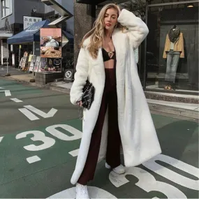 Fashionkova Logyn Long Fur Coat