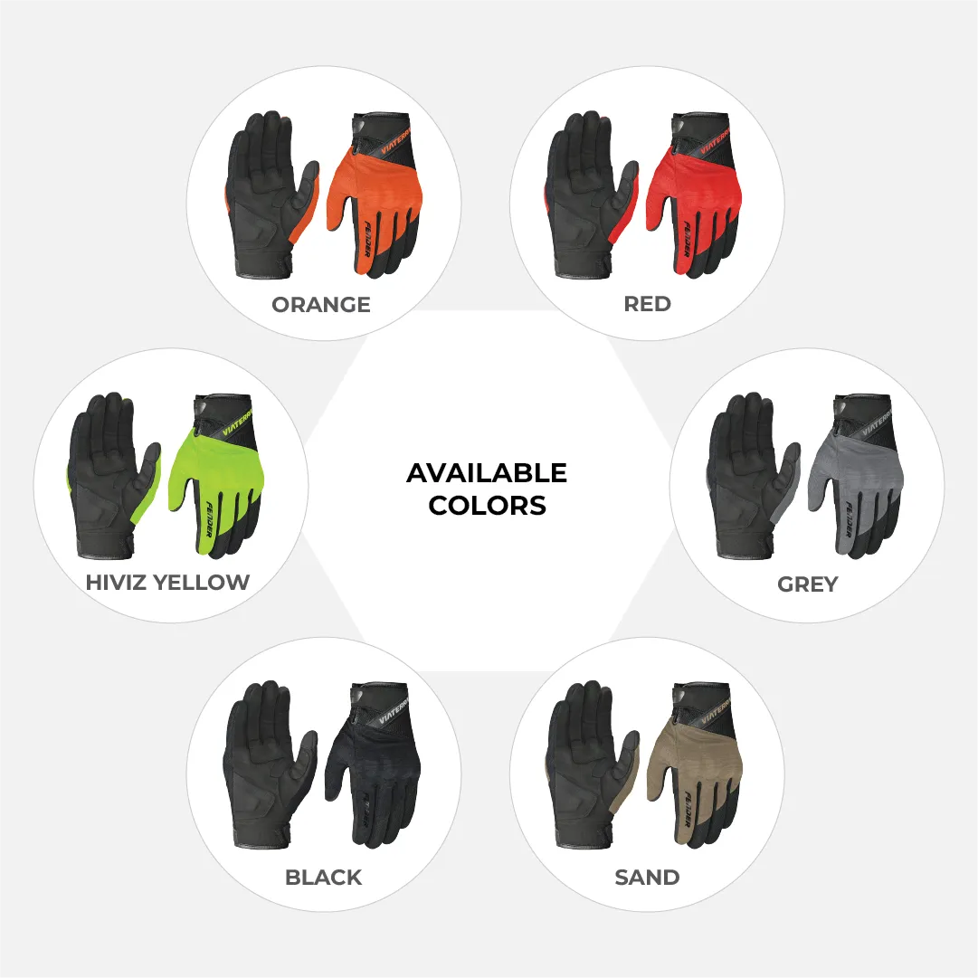 FENDER – DAILY USE MOTORCYCLE GLOVES FOR MEN