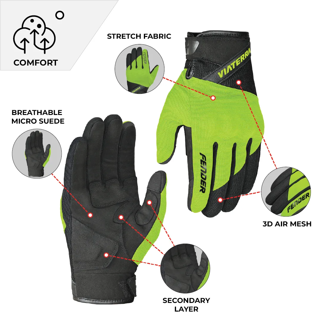 FENDER – DAILY USE MOTORCYCLE GLOVES FOR MEN